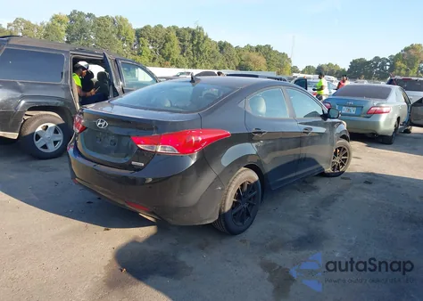 2012 Hyundai Elantra Limited из США, поврежденный, VIN 5NPDH4AE7CH120719